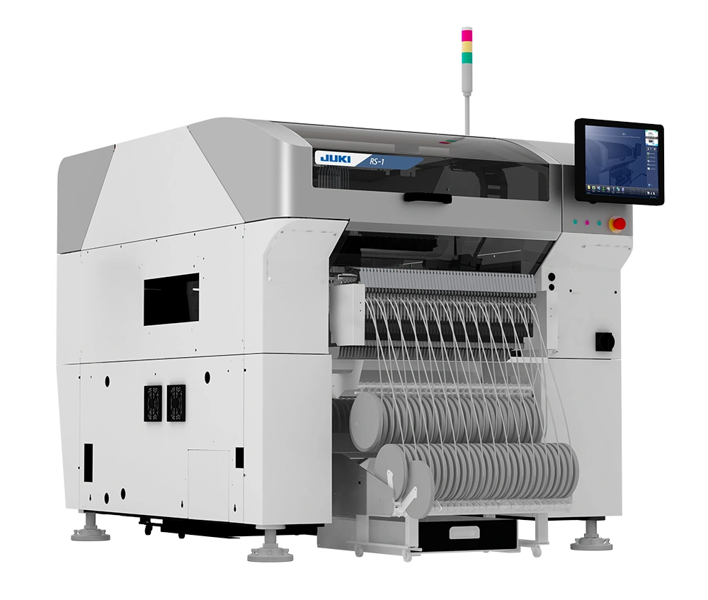 JUKI RS-1贴片机，原厂产品外观图；配置依据为2025企业资料P29
