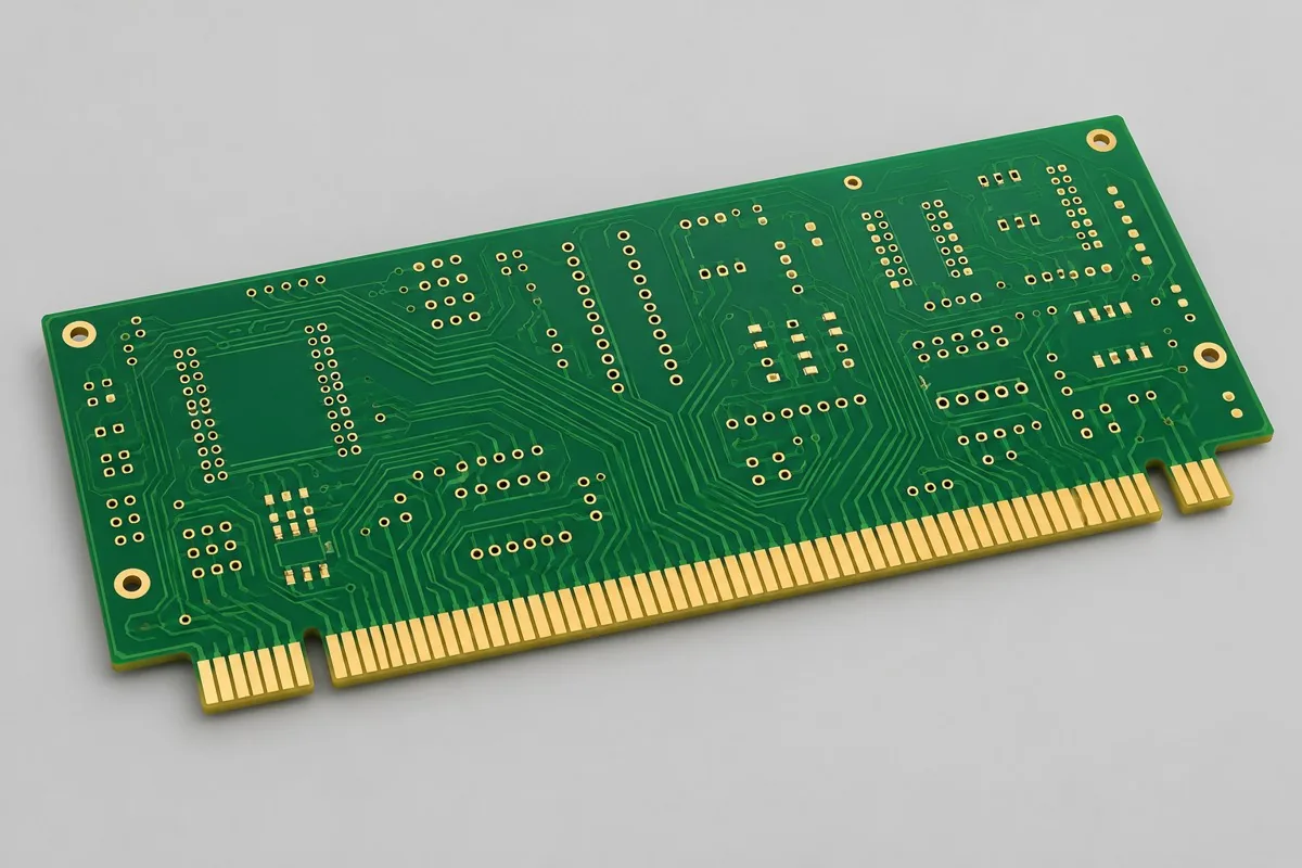 金手指PCB产品外观示意，非实拍