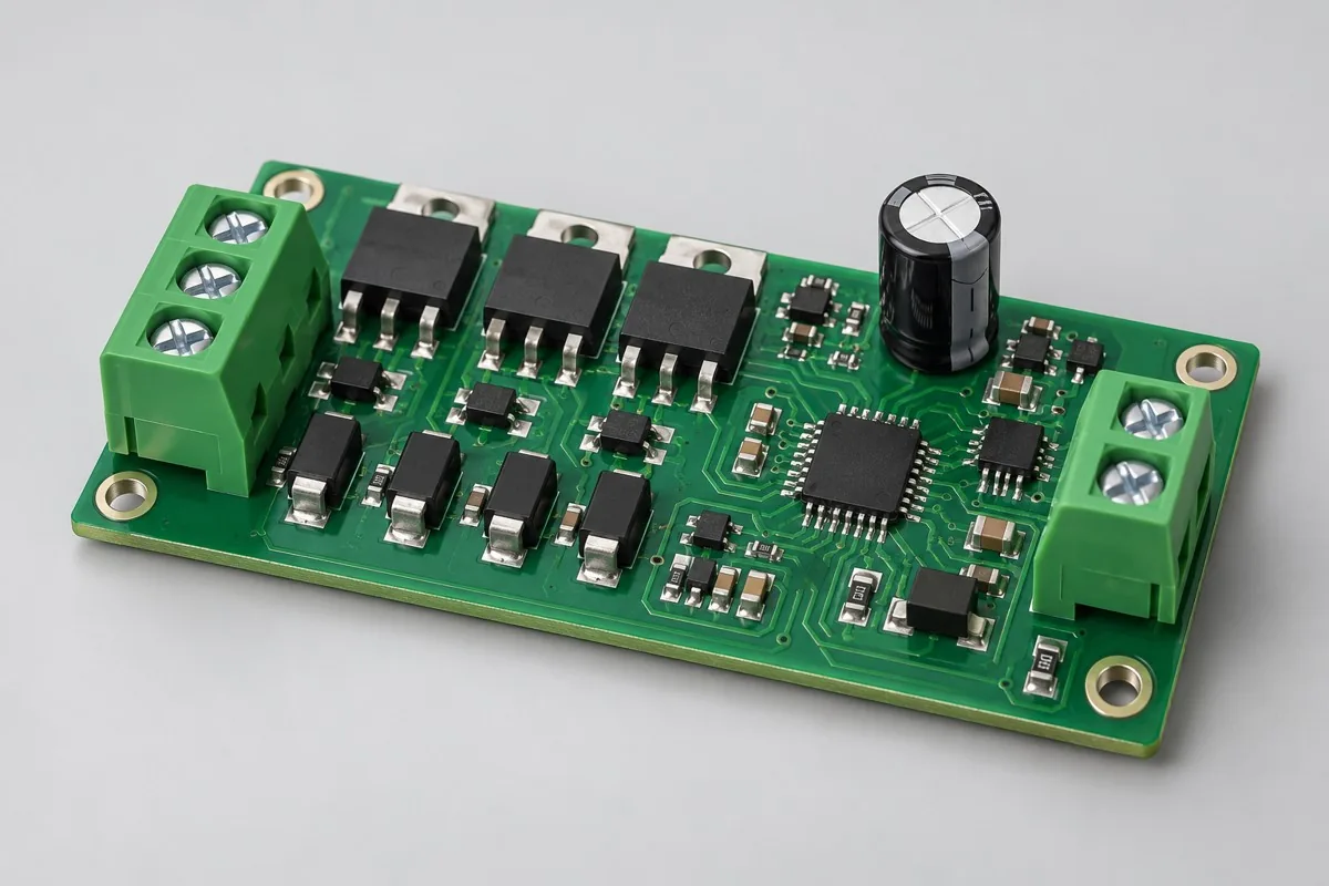 单面PCB组装产品外观示意，非实拍