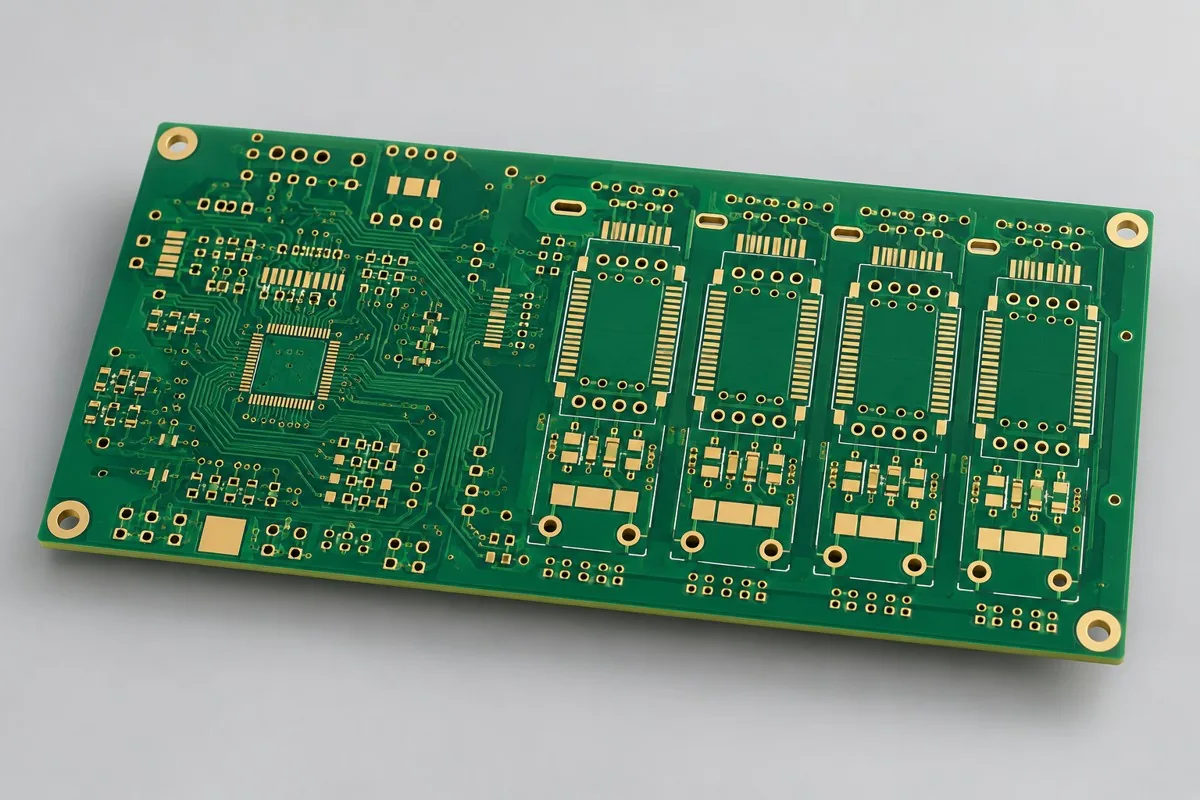 以太网阻抗PCB加工配置示意