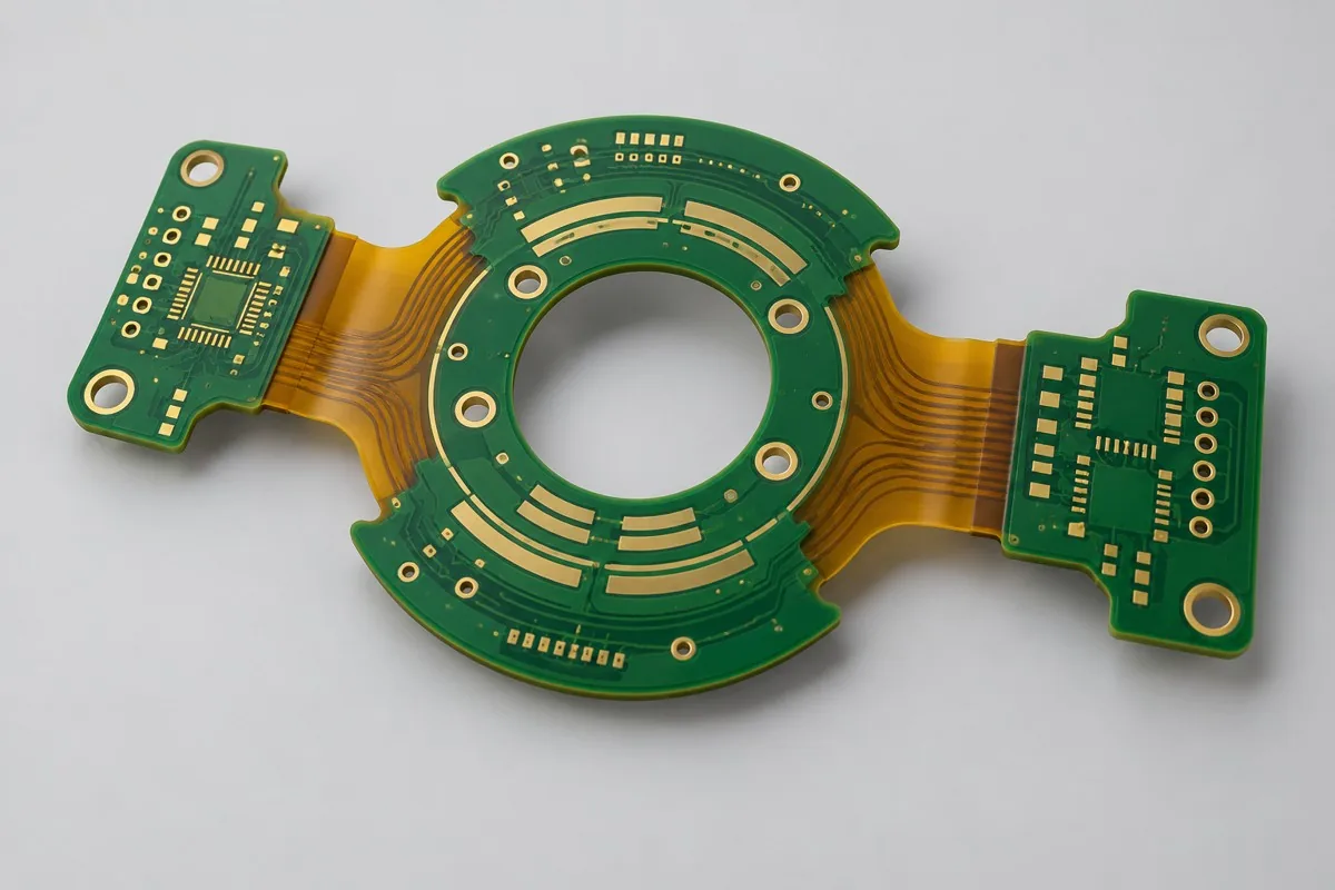 软硬结合PCB加工配置示意