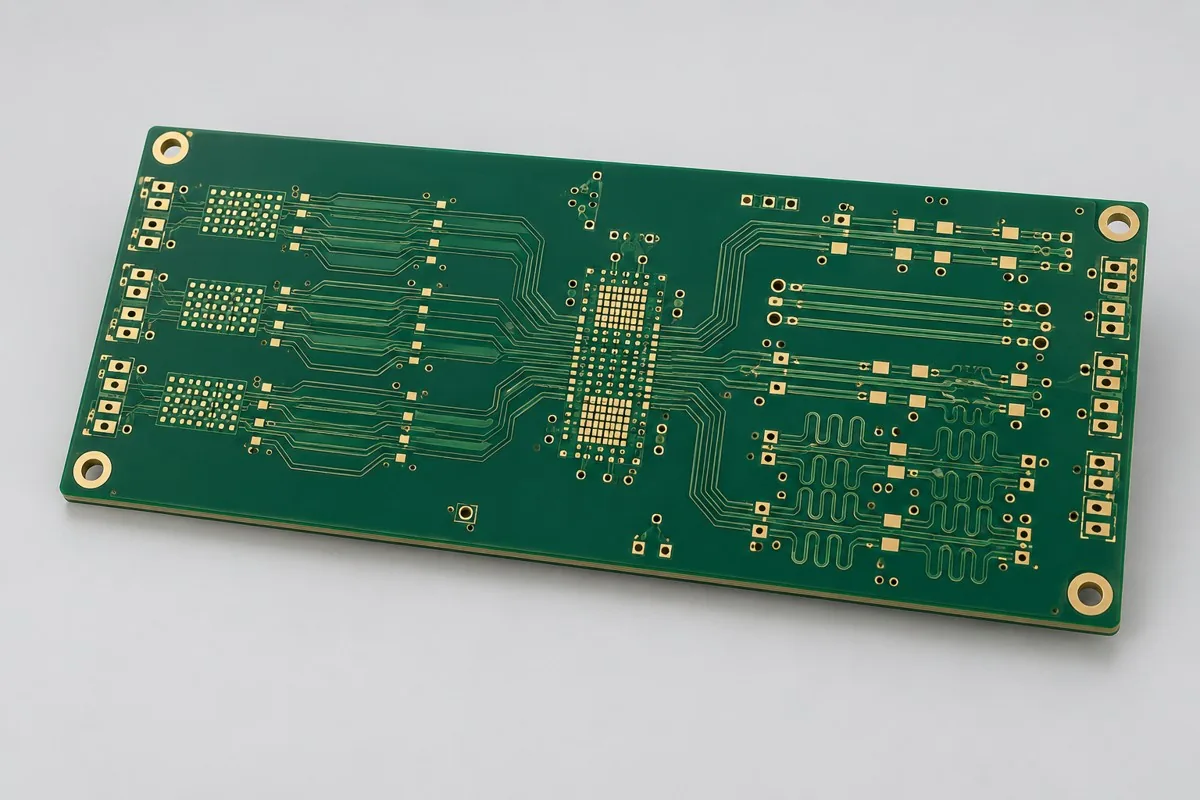 六层阻抗PCB打样配置示意