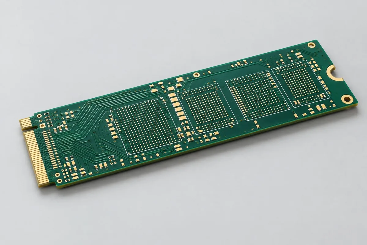 M.2金手指PCB加工结构或功能示意，非实拍