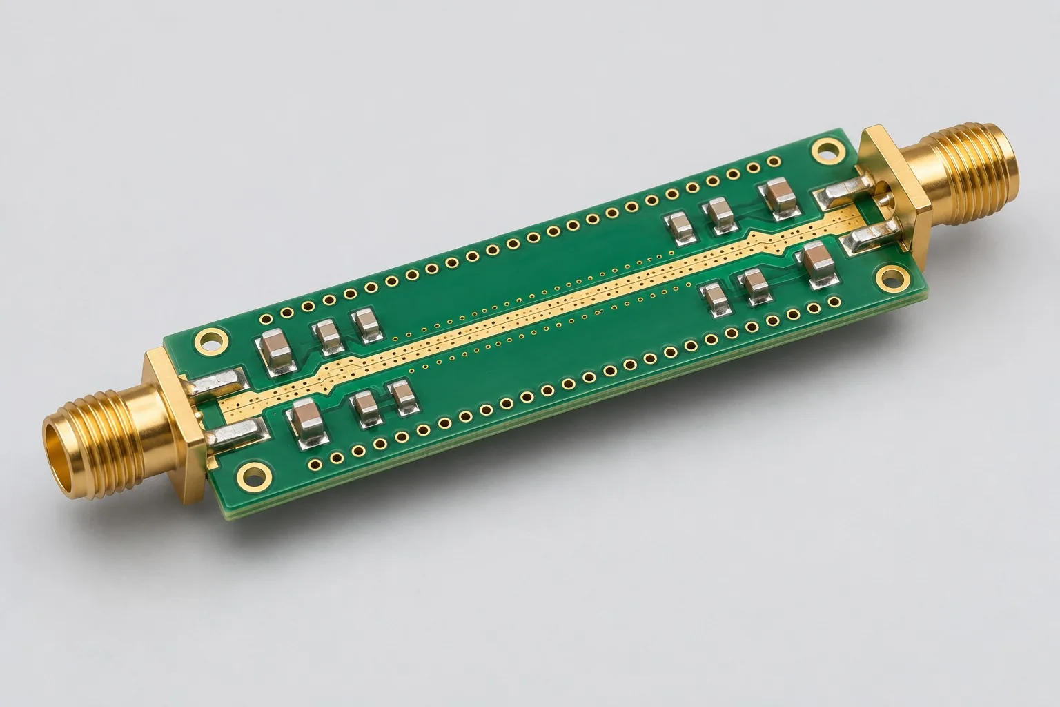 50Ω射频PCB设计板卡方案示意