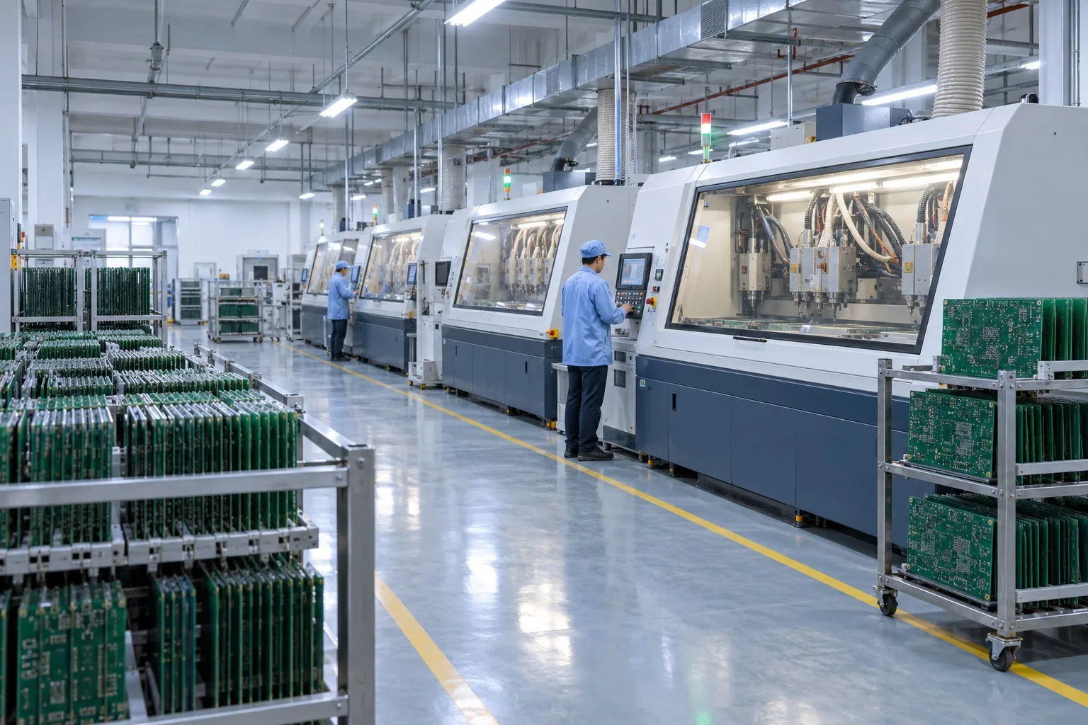 PCB加工场景示意